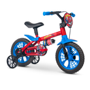 Bicicleta Infantil Com Rodinhas Aro 12 Homem Aranha Nathor