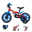 Bicicleta Infantil Com Rodinhas Aro 12 Homem Aranha Nathor