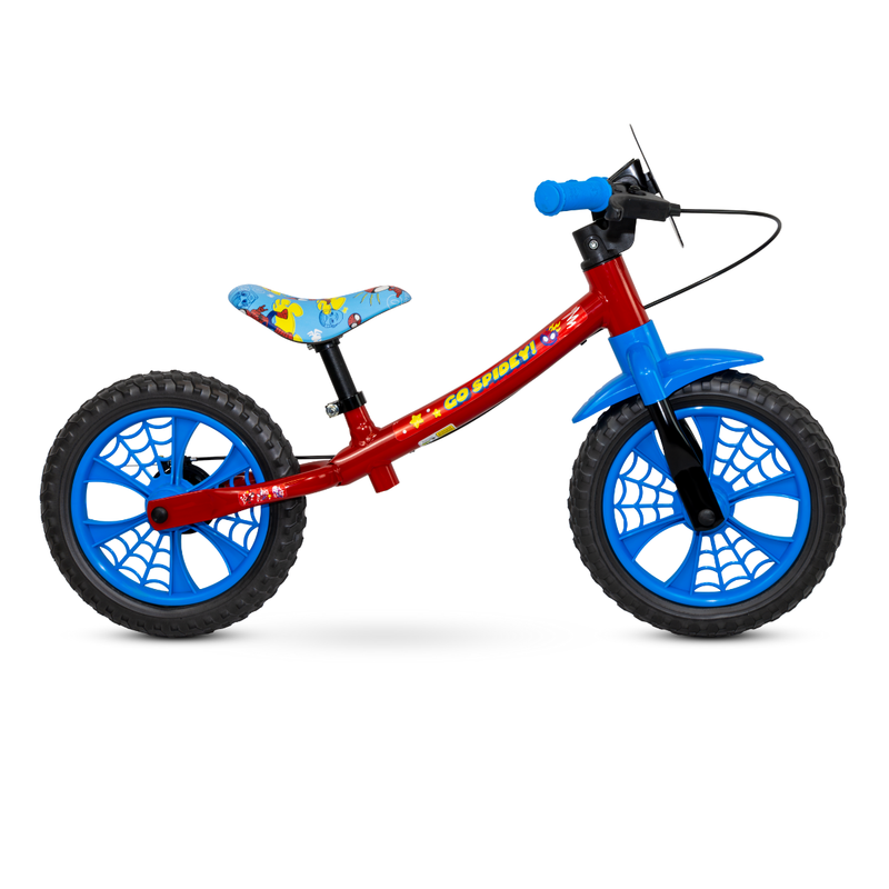 Bicicleta Balance De Equilíbrio Sem Pedal Aro 12 Homem Aranha